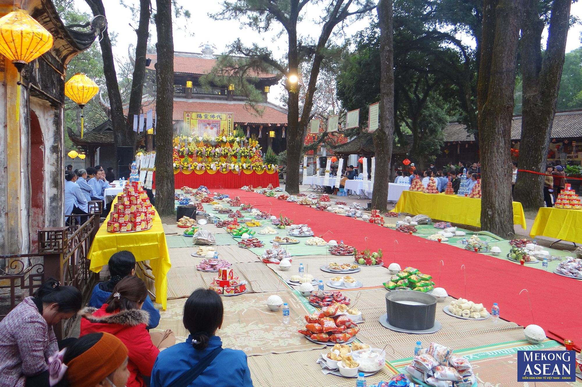 Trang nghiêm lễ Mông Sơn thí thực tại lễ hội mùa xuân Côn Sơn - Kiếp Bạc 2024