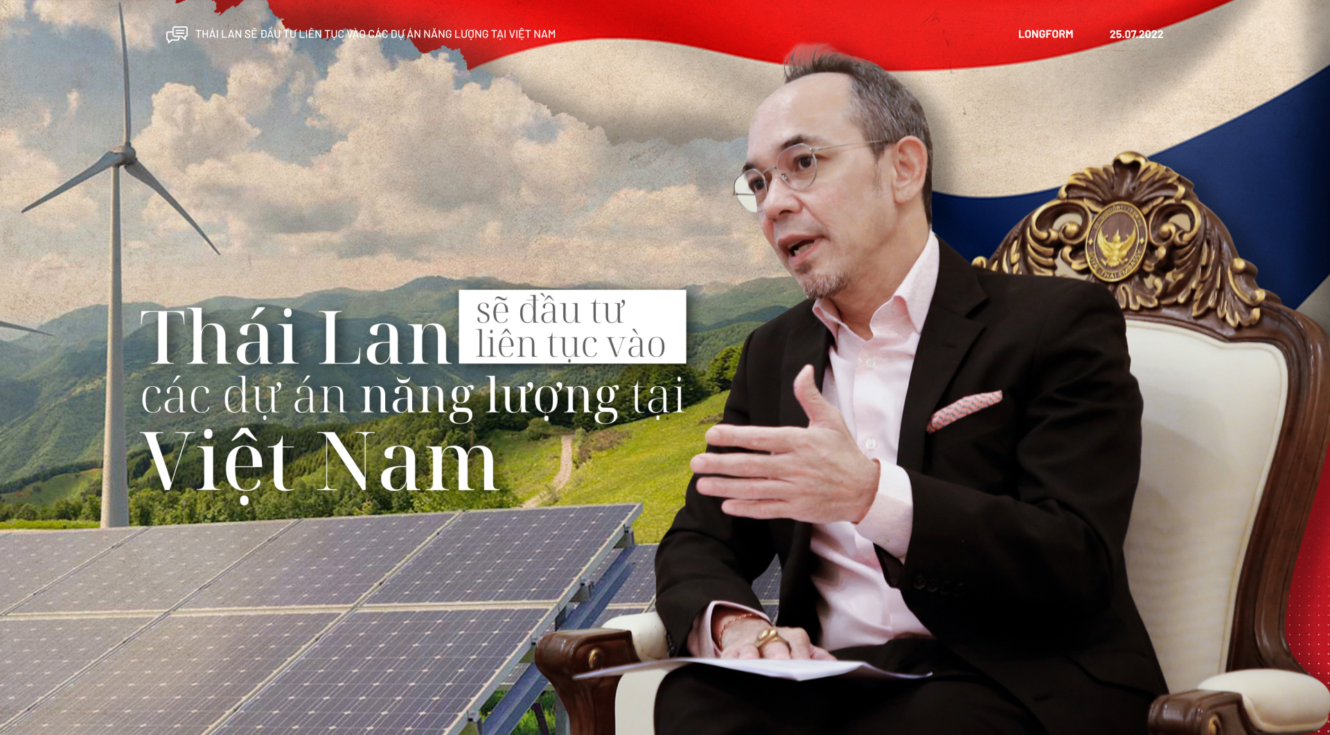 Thái Lan sẽ đầu tư liên tục vào các dự án năng lượng tại Việt Nam