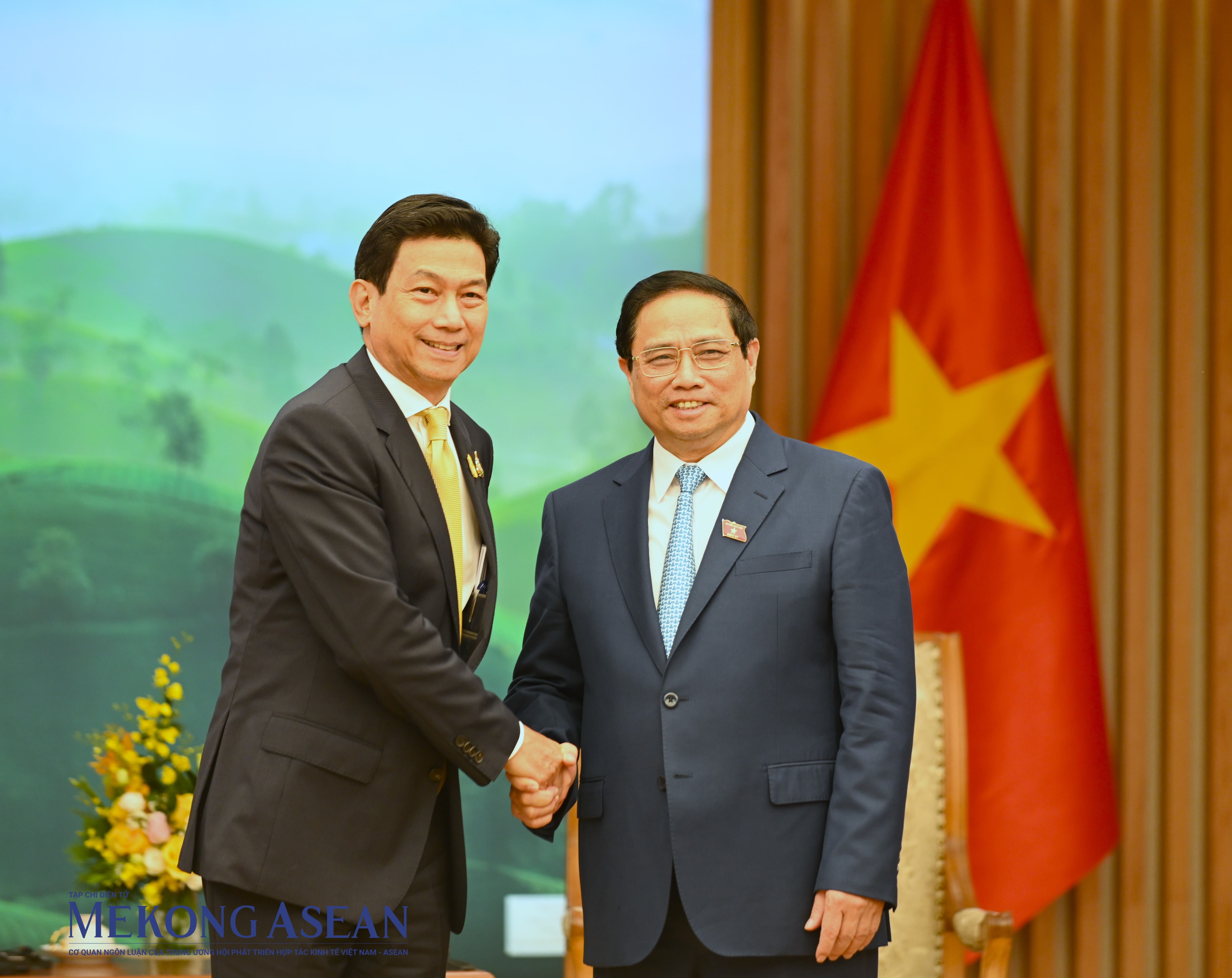 Thủ tướng Phạm Minh Chính tiếp Phó Thủ tướng, Ngoại trưởng Thái Lan Parnpree Bahiddha-Nukara. Ảnh: Đỗ Thảo