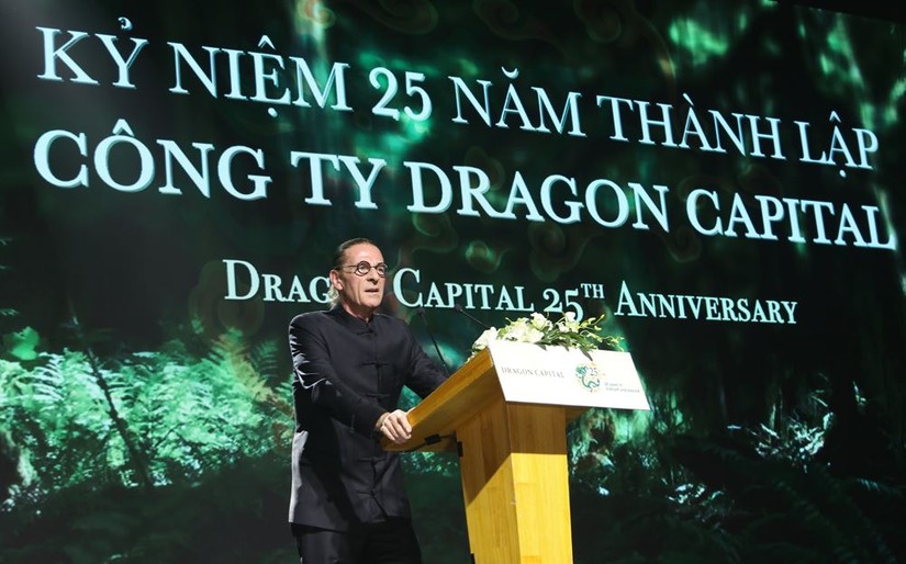 Chủ tịch Dragon Capital Việt Nam Dominic Scriven tại buổi lễ thành lập công ty năm 2019 