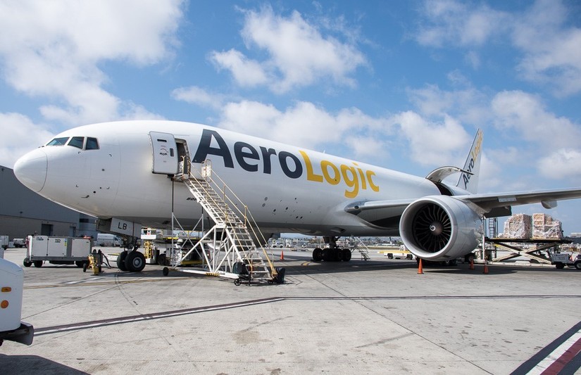 Máy bay Boeing 777F của Lufthansa Cargo được vận hành bởi AeroLogic.