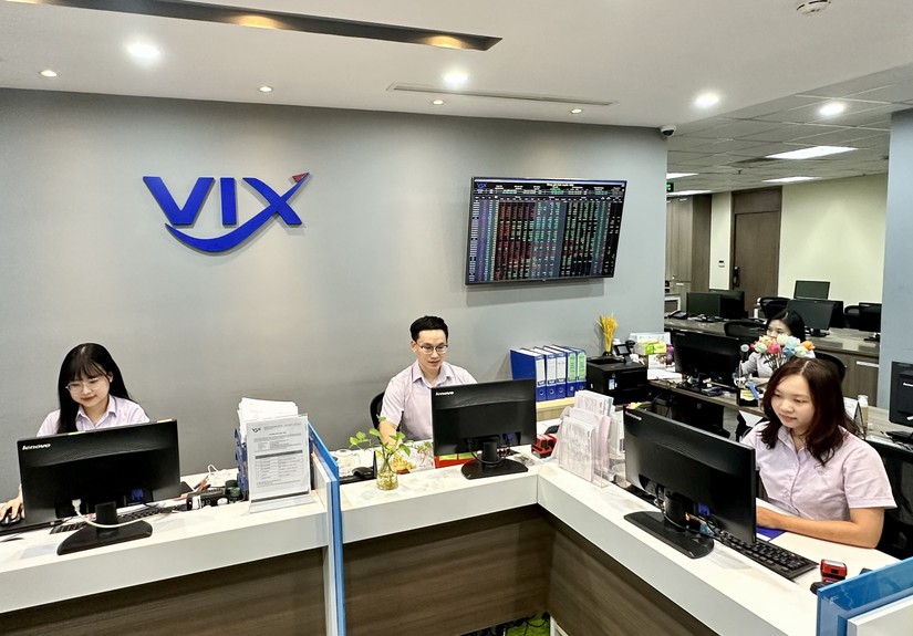Một phòng giao dịch của Chứng khoán VIX.