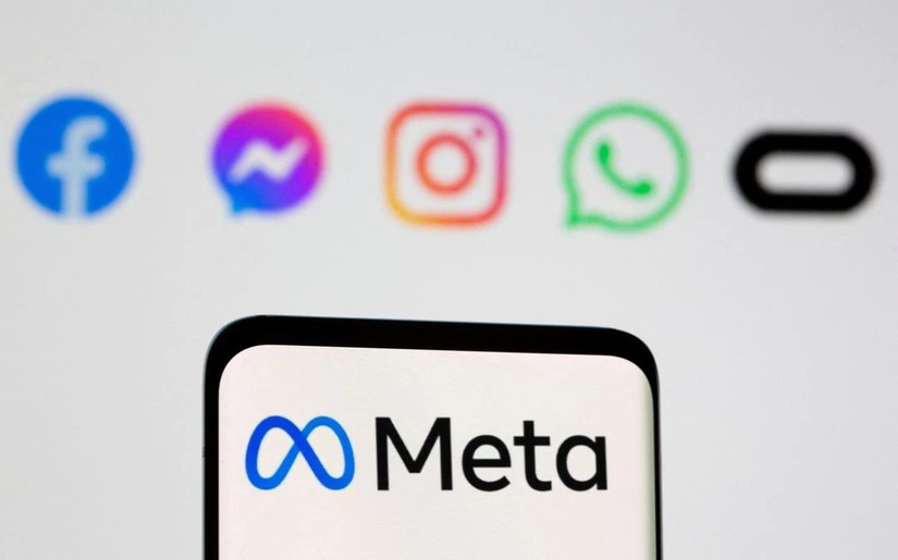 Cổ phiếu Meta Platforms sụt 20% sau khi tập đoàn công bố các dự báo ảm đạm cho tương lai. Ảnh: Reuters