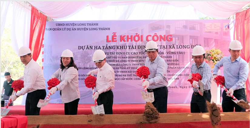 Lễ khởi công khu tái định cư Dự án cao tốc Biên Hòa - Vũng Tàu. Nguồn: UBND tỉnh Đồng Nai.