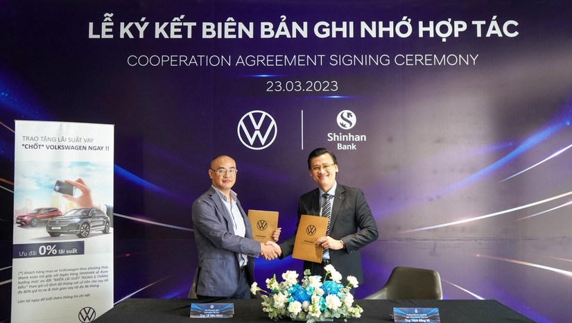 Ngân hàng Shinhan và Trend Motor Việt Nam cho vay mua xe Volkswagen