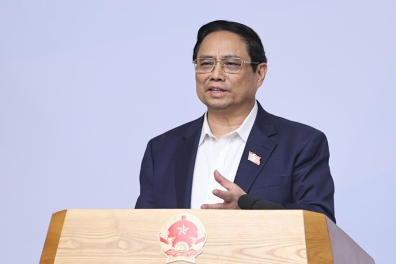 Thủ tướng Phạm Minh Chính kết luận hội nghị. Ảnh: VGP.