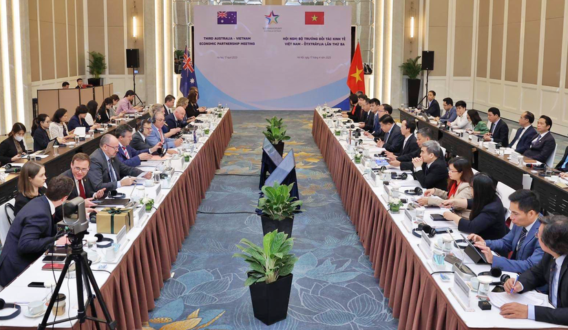 Hội nghị Bộ trưởng Đối tác kinh tế Việt Nam-Australia lần thứ ba diễn ra vào ngày 17/4, tại Hà Nội.