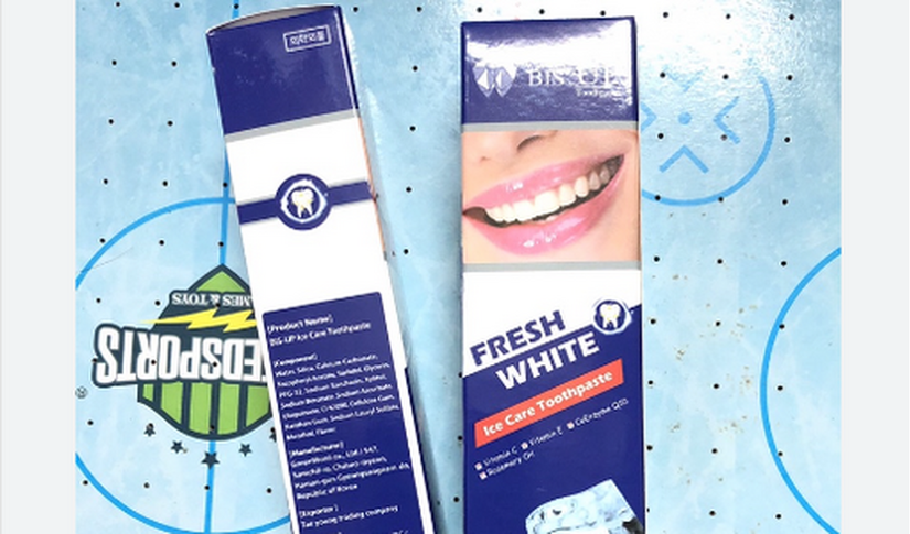 Kem đánh răng Bis up ice care Toothpaste bị thu hồi.