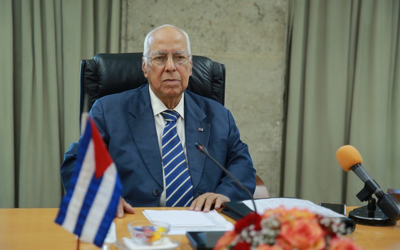 Phó Thủ tướng Thứ nhất kiêm Bộ trưởng Ngoại thương và Đầu tư nước ngoài Cuba Ricardo Cabrisas Ruiz. Ảnh: VGP