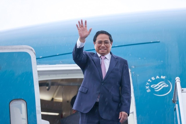 Thủ tướng Chính phủ Phạm Minh Chính rời New York, lên đường thăm chính thức Brazil. Ảnh: VGP 