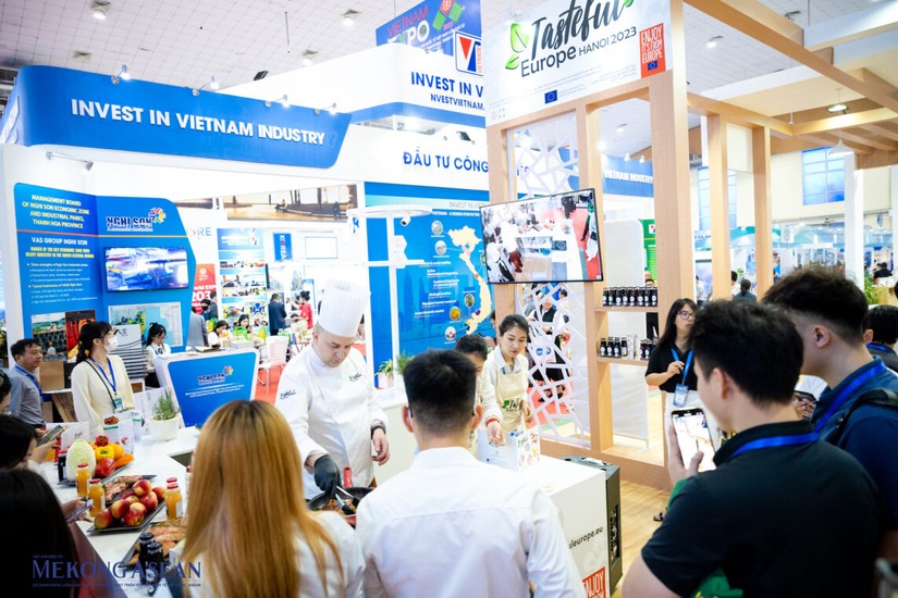 Triển lãm Vietnam EXPO 2023 tại Hà Nội. Ảnh: Quách Sơn - Mekong ASEAN