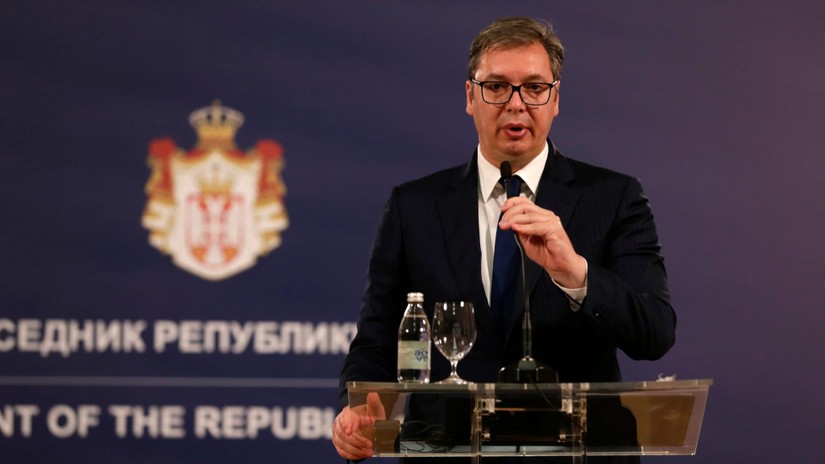 Tổng thống Serbia Aleksandar Vucic. Ảnh: EPA-EFE