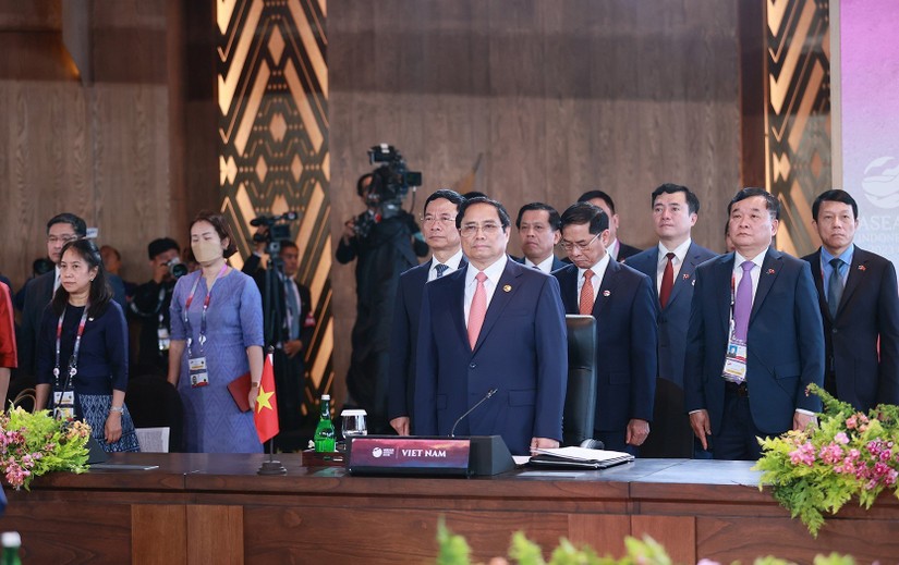 Thủ tướng Phạm Minh Chính tham dự Hội nghị Cấp cao ASEAN lần thứ 42. Ảnh: VGP