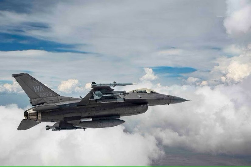 Một chiếc F-16C Fighting Falcon, tháng 7/2022. Ảnh: Không quân Mỹ