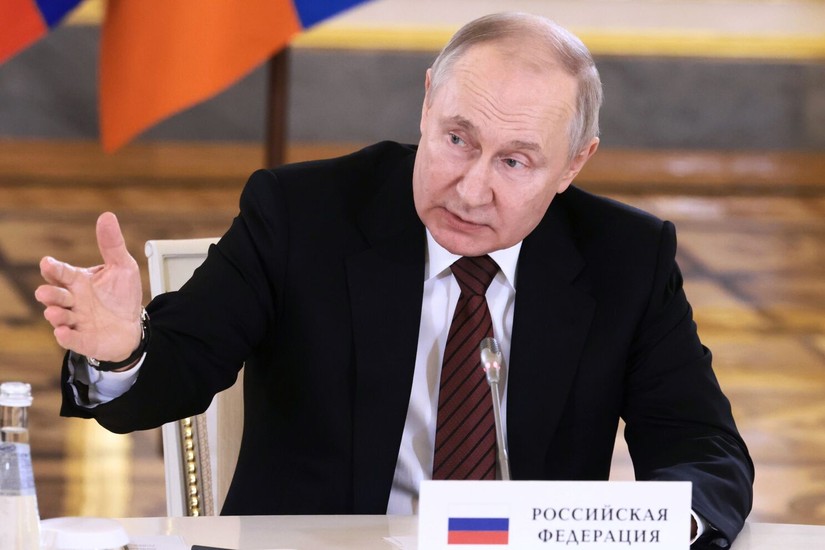 Điện Kremlin khẳng định Tổng thống Nga Vladimir Putin được bảo vệ nghiêm ngặt. Ảnh: AP