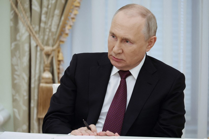 Tổng thống Nga Vladimir Putin. Ảnh: POOL