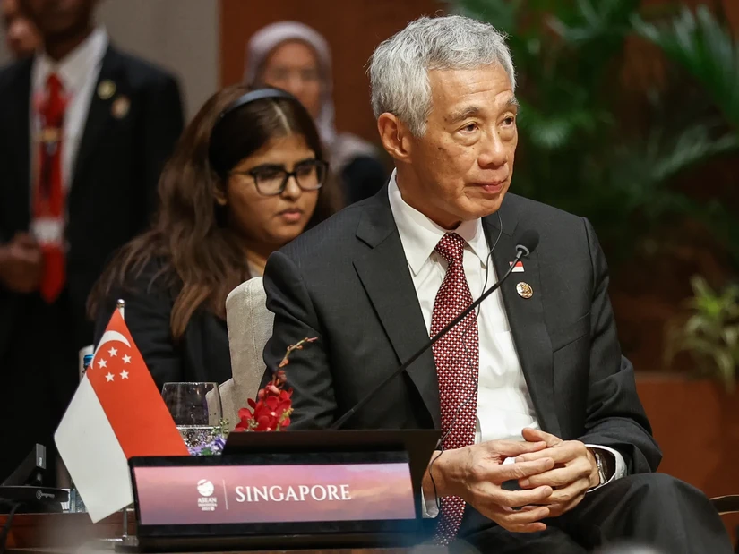 Thủ tướng Singapore Lý Hiển Long. Ảnh: AP