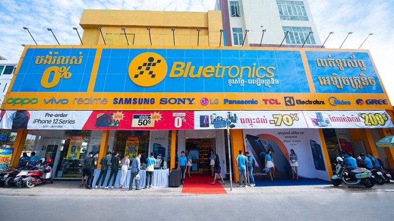 MWG sẽ đóng cửa toàn bộ chuỗi Bluetronics tại Campuchia. Ảnh: MWG