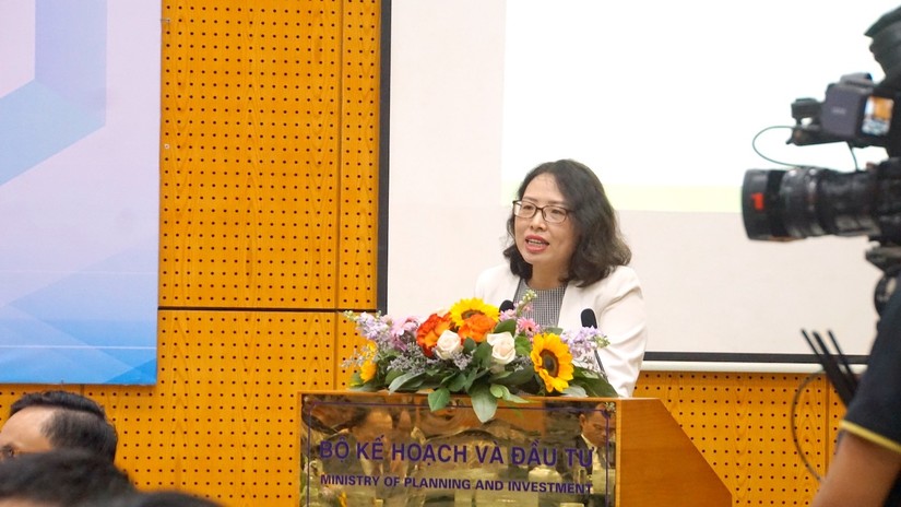 Bà Tạ Thanh Bình - Vụ trưởng Vụ Phát triển thị trường, Ủy ban Chứng khoán Nhà nước. 