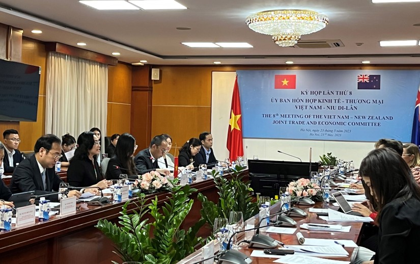 Kỳ họp lần thứ 8 Ủy ban Hỗn hợp về Kinh tế và Thương mại Việt Nam -New Zealand tại Hà Nội.