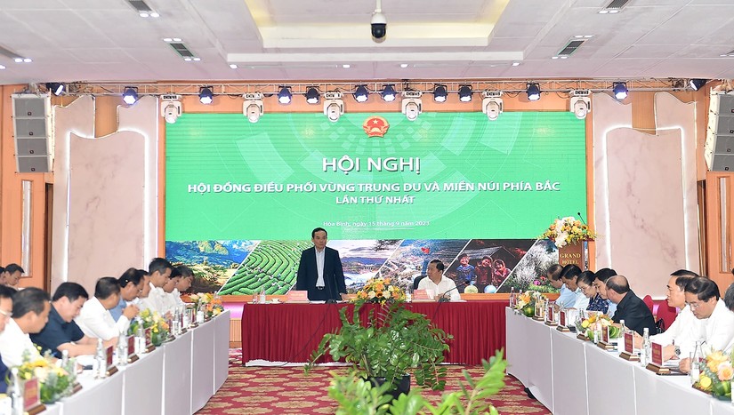  Phó Thủ tướng Trần Lưu Quang chủ trì Hội nghị Hội đồng điều phối vùng Trung du và miền núi phía Bắc lần thứ nhất (Ảnh: VGP).