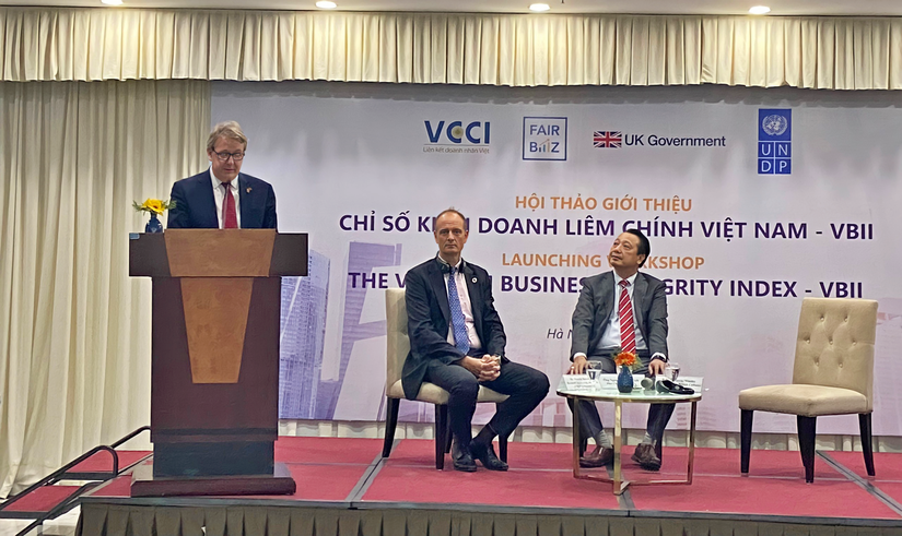 Hội thảo giới thiệu “Chỉ số kinh doanh liêm chính Việt Nam”, ngày 21/9. Ảnh: Phương Thảo