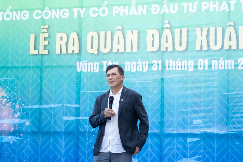 Chủ tịch Nguyễn Thiện Tuấn tại một sự kiện của DIG. Ảnh: DIC Corp