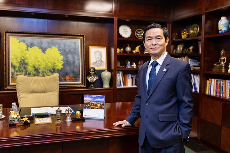 Ông Lê Viết Hải - Chủ tịch CTCP Tập đoàn Xây dựng Hòa Bình.