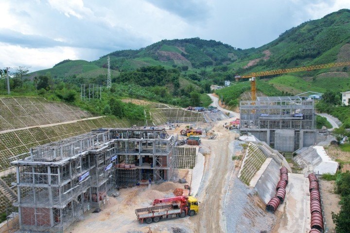 Thủy điện Đăk Ba do Vinaconex đầu tư xây dựng sắp hòa lưới điện quốc gia. Nguồn: Đầu tư Online.