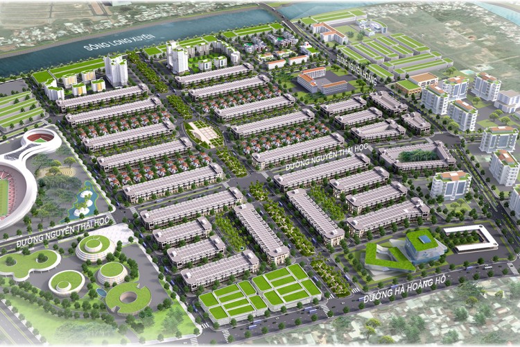 Cuộc đua của các 'ông lớn' bất động sản vào dự án khu đô thị 14.000 tỷ tại An Giang. Nguồn: Khu đô thị.