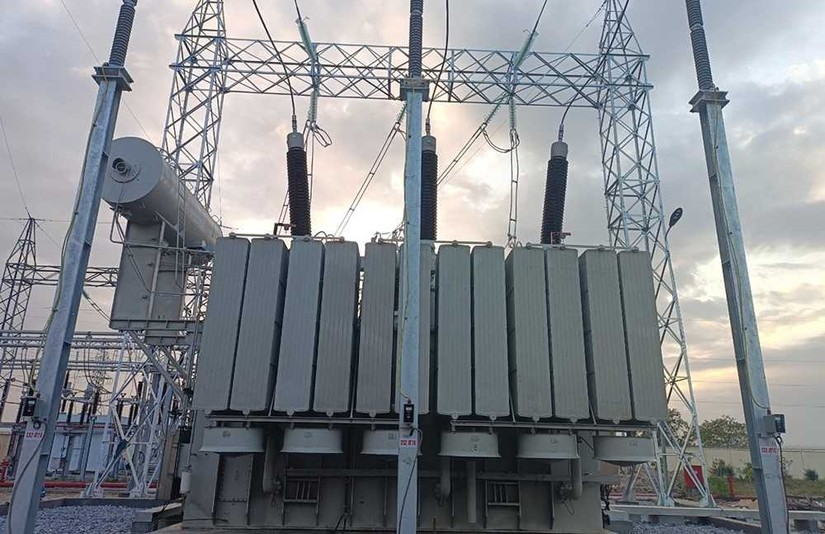 Đóng điện máy biến áp thứ 2, Trạm biến áp 220 kV Ba Đồn (Quảng Bình). Nguồn: VGP.