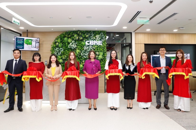 CBRE Việt Nam khai trương văn phòng mới tại Hà Nội kỷ niệm 20 năm hoạt động. Nguồn: CBRE Việt Nam.
