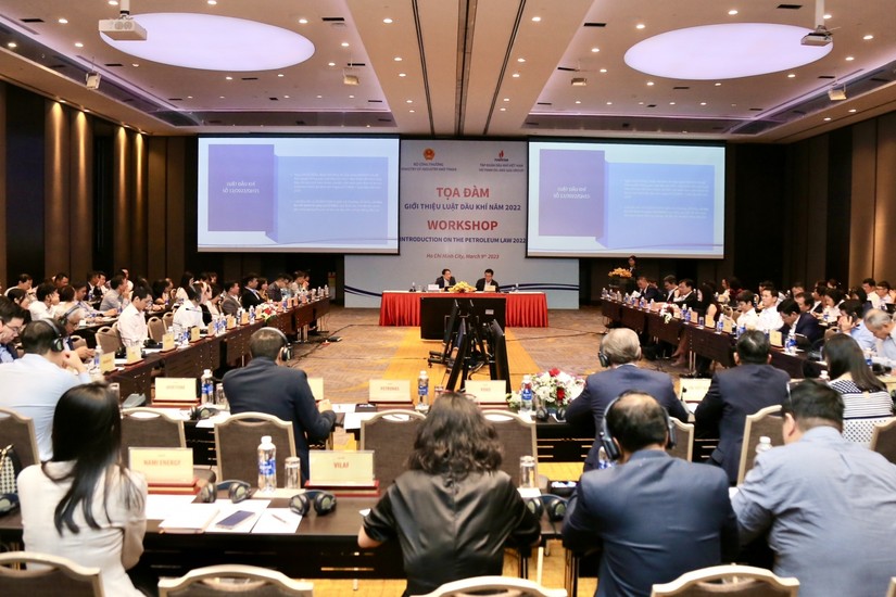 Tọa đàm giới thiệu Luật Dầu khí năm 2022 đến các nhà thầu dầu khí. Nguồn: Petrovietnam.