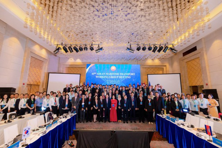 Hội nghị MTWG ASEAN lần thứ 43 được tổ chức tháng 9/2022 tại Nha Trang. Nguồn: Cục Hàng hải Việt Nam.
