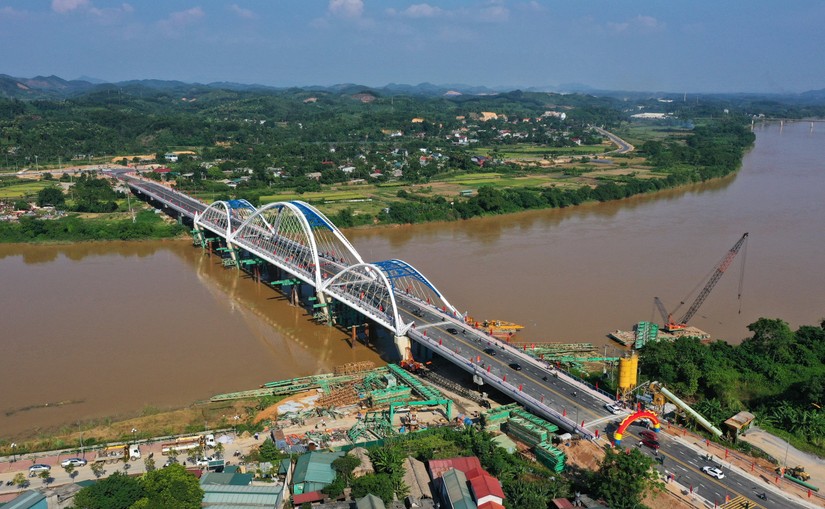 Công trình cầu Giới Phiên, TP Yên Bái. Nguồn: Báo Yên Bái.