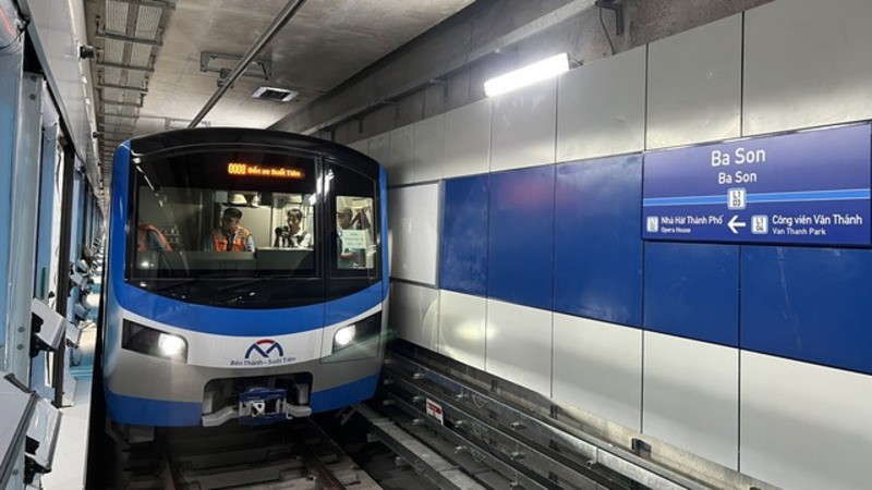Sau khi hoàn thiện thi công, dự án tuyến Metro số 1 Bến Thành - Suối Tiên sẽ đưa vào vận hành thương mại bắt đầu từ tháng 7/2024.