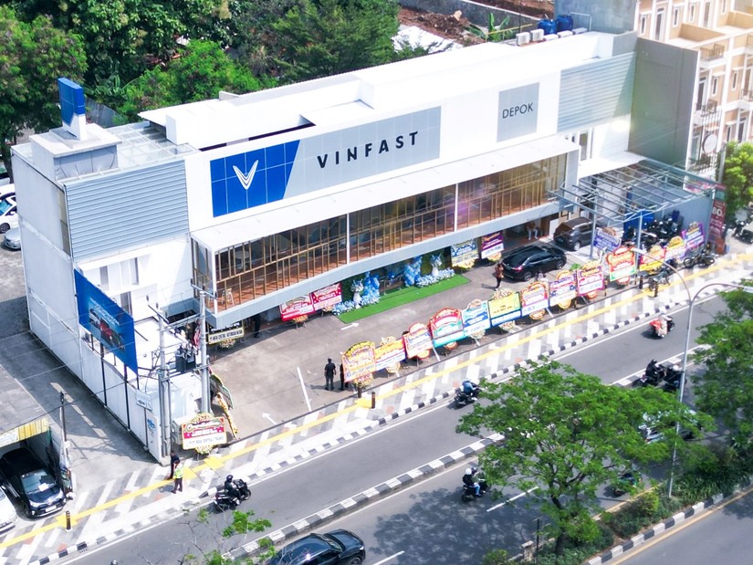 Cửa hàng đại lý VinFast đầu tiên tại thành phố Depok, Indonesia. Nguồn: VinFast.