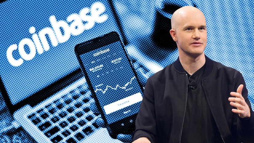 Coinbase, sàn giao dịch tiền ảo lớn nhất tại Mỹ.