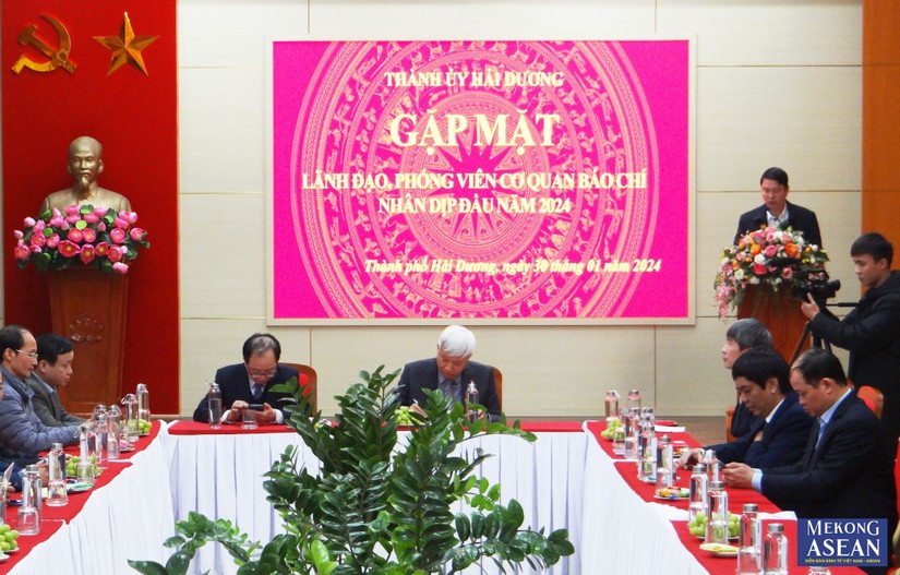 Thành phố Hải Dương gặp mặt đại diện các cơ quan báo chí nhân dịp đầu năm 