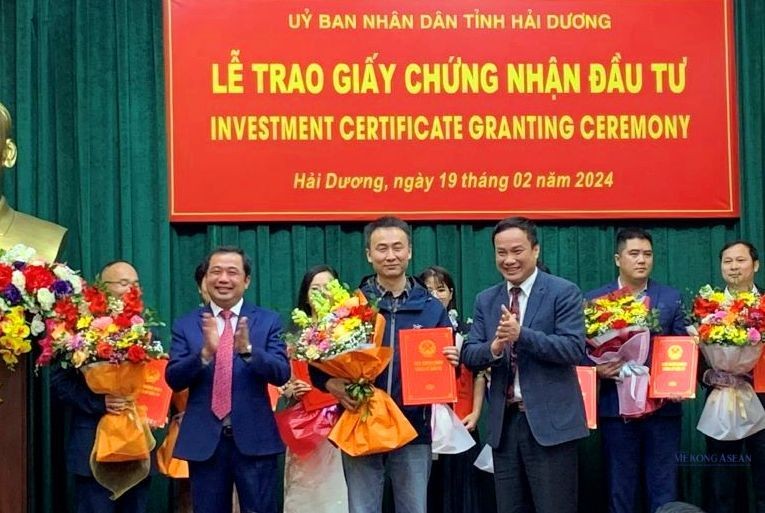 Hải Dương trao giấy chứng nhận đầu tư cho 9 dự án