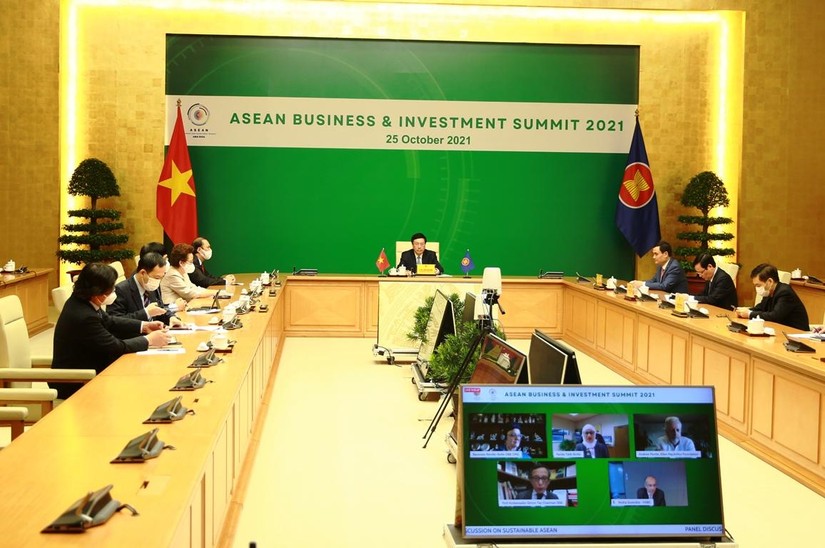 Phiên họp trực tuyến Hội nghị Thượng đỉnh kinh doanh và đầu tư ASEAN (ASEAN BIS) 2021