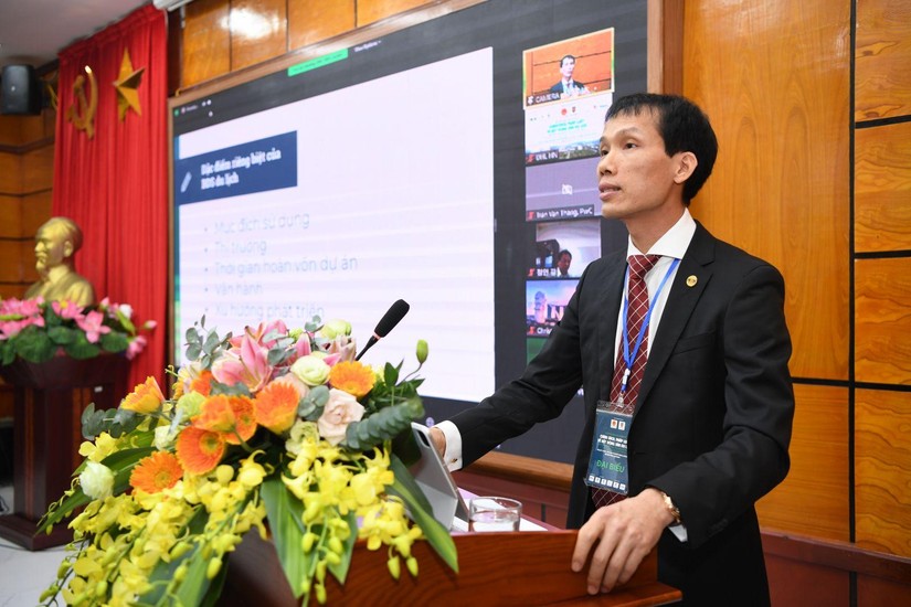 Phó Chủ tịch Hiệp hội Bất động sản Việt Nam Đoàn Văn Bình tại hội thảo sáng 16/11