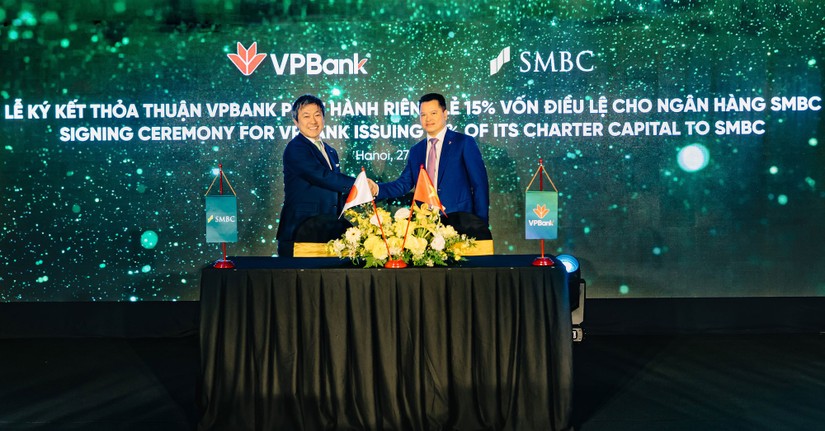 Ngân hàng VPBank và SMBC hoàn tất thương vụ bán vốn trị giá 1,5 tỷ USD.