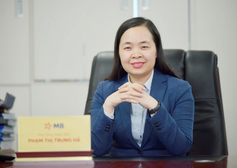 Bà Phạm Thị Trung Hà - Phó Tổng Giám đốc MB. (Ảnh: MB) 