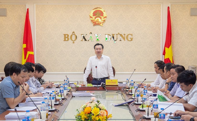 Bộ trưởng Xây dựng Nguyễn Thanh Nghị chủ trì Hội nghị.