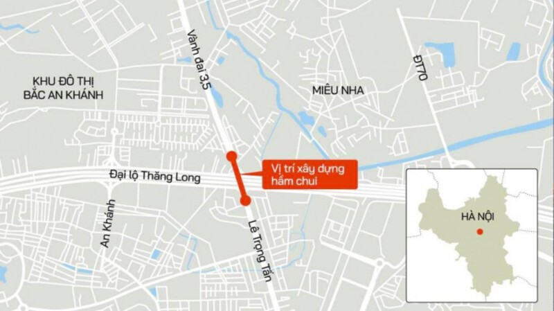 Hà Nội phê duyệt dự án nút giao Vành đai 3,5 với đại lộ Thăng Long