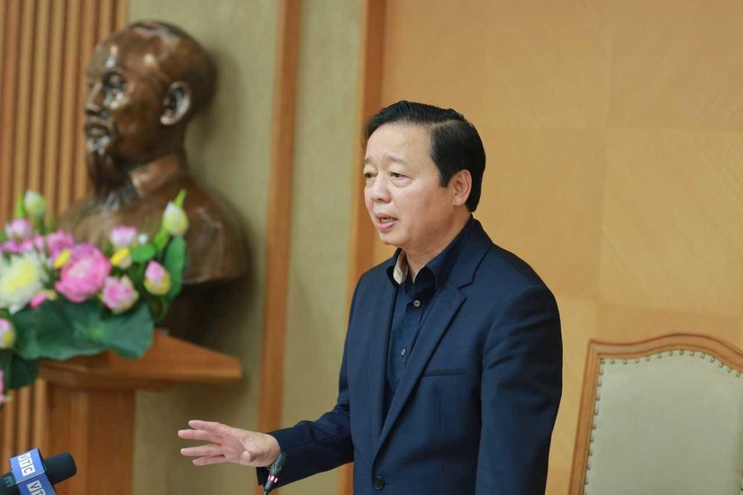  Phó Thủ tướng Trần Hồng Hà họp với Bộ Xây dựng về đề án 1 triệu căn hộ nhà ở xã hội. Ảnh: VGP 