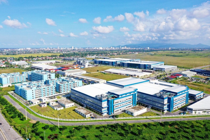 Khu công nghiệp Việt Nam – Singapore Nghệ An do Becamex làm chủ đầu tư. Ảnh: Beacamex