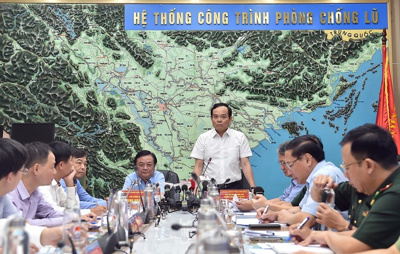 Phó Thủ tướng Chính phủ Trần Lưu Quang chủ trì cuộc họp. Ảnh: VGP