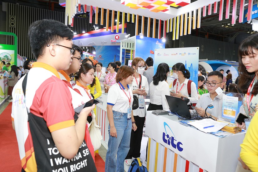 Hội chợ Du lịch quốc tế TP HCM lần thứ 16 năm 2022. Ảnh: Cục Du lịch Quốc gia Việt Nam